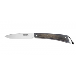 Couteau Le 750 - Croûte de buffle noir