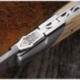 Couteau Le Thiers Pirou 12cm Sandvik, mitre - Ivoire de phacochère