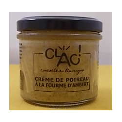 Tartinable apéritif Bio Crème de poireau à la Fourme d'Ambert