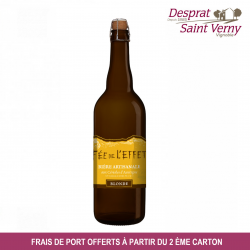 Bière blonde artisanale Fée de l'effet - Pack 6x75 cl