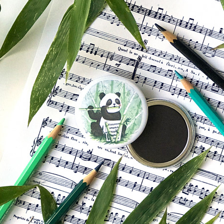 Magnet 58mm "Le panda musicien" Magnet 58mm "Le panda musicien"