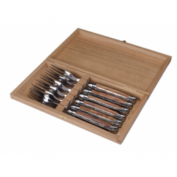 Coffret de 6 fourchettes Laguiole Prestige - Olivier