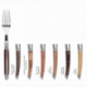 Coffret de 6 fourchettes Le Thiers Prestige - Bois assortis 1