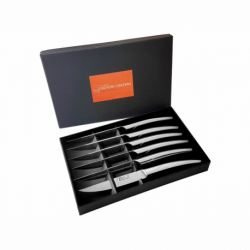 Coffret de 6 couteaux Le Thiers tout inox monobloc brossé