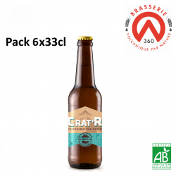 Bière Blanche CRAT'R Pack 6x33cl