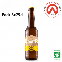 Bière Blonde BIO CRAT'R Pack 6x75cl