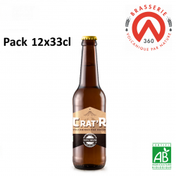 Bière Triple Brune CRAT'R Pack 12x33cl