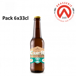 Bière Volcanic Pale Ale CRAT'R Pack 6x33cl