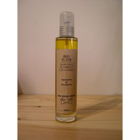 Huile de soin visage macérât de camomille et calendula 50 ml