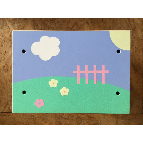 Banc avec dessin Banc avec dessin