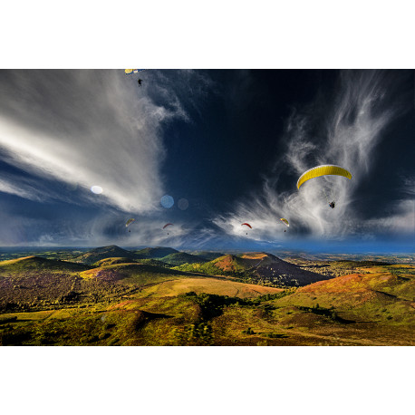 Photographie PUY-DE-DOME encadrée