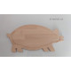 Planche en bois "cochon" grande taille