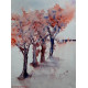 Aquarelle "Fuite"