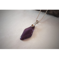 Collier violet, collection Minérale