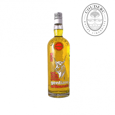 Liqueur Gentiane Couderc "Intense" artisanale 18° (Bouteille 1L)