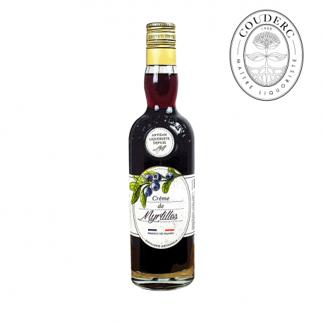 Crème de myrtilles artisanale Couderc 16° (Bouteille 50cl) Crème de myrtilles artisanale Couderc 16° (Bouteille 50cl)