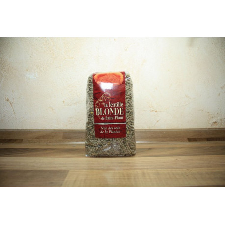 Lentille blonde de Saint-Flour - 500g Lentille blonde de Saint-Flour - 500g