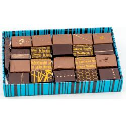 Boite 20 chocolats noirs et laits assortis