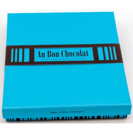 Boite 40 chocolats noirs assortis Boite 40 chocolats noirs assortis