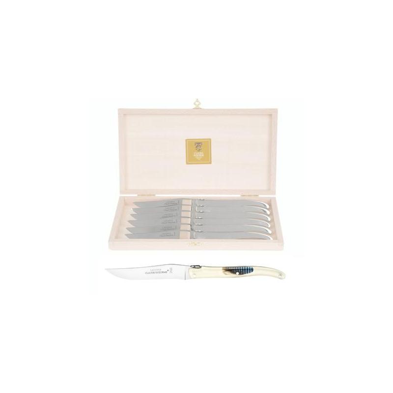 Coffret de 6 fourchettes classique mat ou brillante par Roger Orfevre 