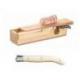 Service à saucisson Laguiole mitre inox manche nacrine