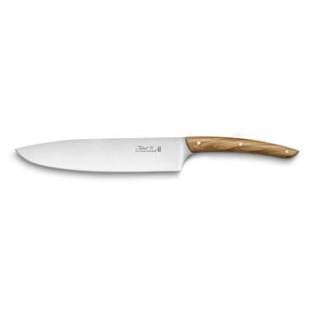 Couteau du chef 18cm Le Thiers® lame satinée manche bois d'olivier