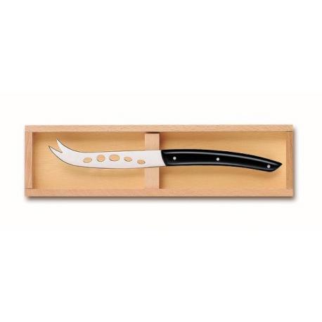 Coffret hêtre couteau à fromage Le Thiers® manche nacrine