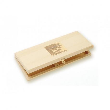 Coffret hêtre vide pour 6 cuillères à soupe Coffret hêtre vide pour 6 cuillères à soupe