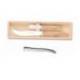 Coffret couteau fromage + tartineur Laguiole plein manche
