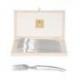 Coffret hêtre 6 fourchette à steak Le Thiers® manche inox