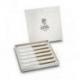 Coffret 6 couteaux à steak Navette 6.16 manche nacrine