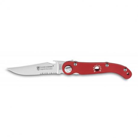 Couteau de poche Baroudeur Laguiole manche aluminium anodisé double denture