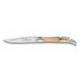 Couteau de poche Laguiole 12cm + tire-bouchon manche bois genévrier