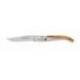 Couteau de poche Liner Lock Laguiole manche bois classique