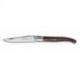 Couteau de poche Laguiole traditionnel 12cm manche bois mitre inox