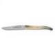 Couteau de poche Laguiole Damas simple platine manche corne
