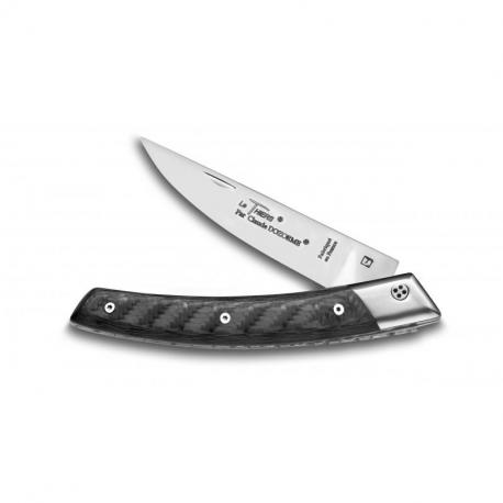 Couteau de poche Le Thiers® RLT manche carbone véritable/rouge