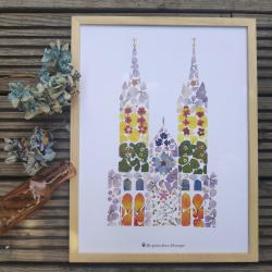 Affiche herbier cathédrale A3