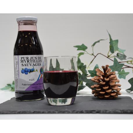 Pur jus de Myrtilles sauvages Pur jus de Myrtilles sauvages