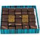 Boite 30 chocolats noirs et laits assortis