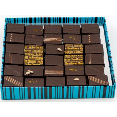 Boite 30 chocolats noirs et laits assortis