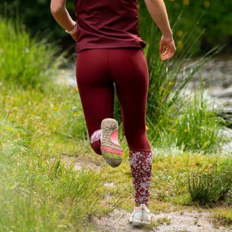 Legging sport Femme Bordeaux Eco-responsable