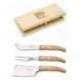 Coffret hêtre spécial fromage Berlingot manche bois