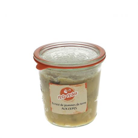 Ecrasé de pomme de terre aux cèpes. Ecrasé de pomme de terre aux cèpes.