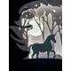 Cadre Lumineux la Licorne dans une forêt enchantée