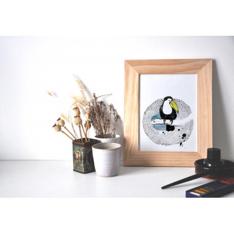 Affiche Toucan format A4