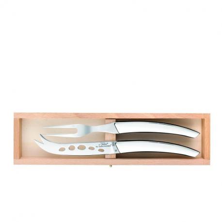 Coffret hêtre set à fromage Le Thiers® manche inox