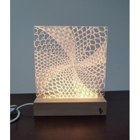 Lampe bureau USB précipice