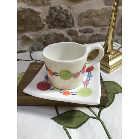 Mug à pois