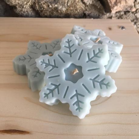 Bougie décorative Flocon de neige Bougie décorative Flocon de neige